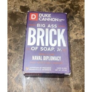 Duke Cannon Supply Co BIG ASS BRICK of Soap Jr Naval Supremacy 4.5 oz***